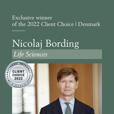 Lexology Client Choice 2022 Nicolaj Bording
