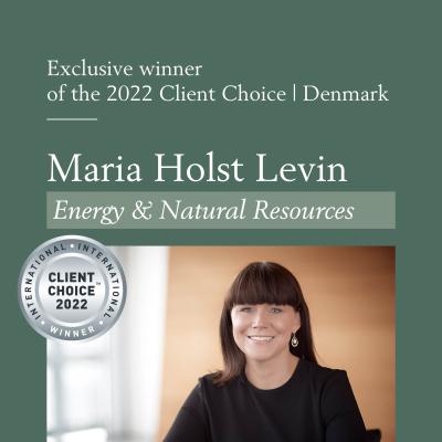Lexology Client Choice 2022 Maria Holst Levin